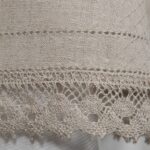 NORA Tischdecke runde (ovale) naturgrau