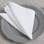 METIS Serviette schneeweiß