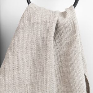 PURO Saunakilt naturgrau 11 Linen natural classic waffle towel.