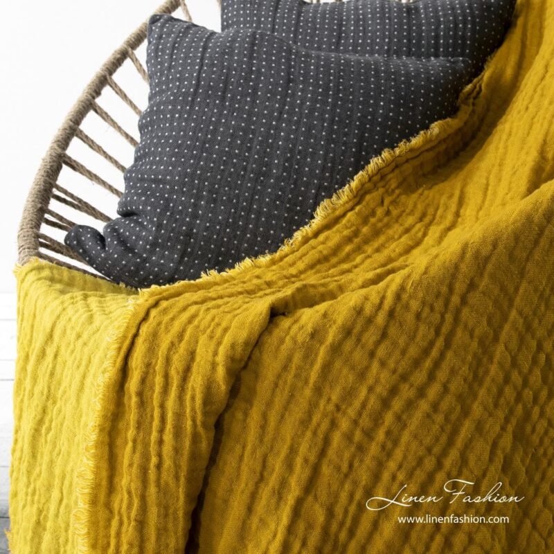 PLAZA Plaid gelb – Bild 2