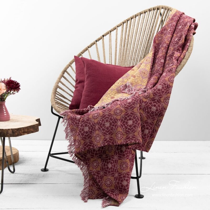 FLORE Plaid rot