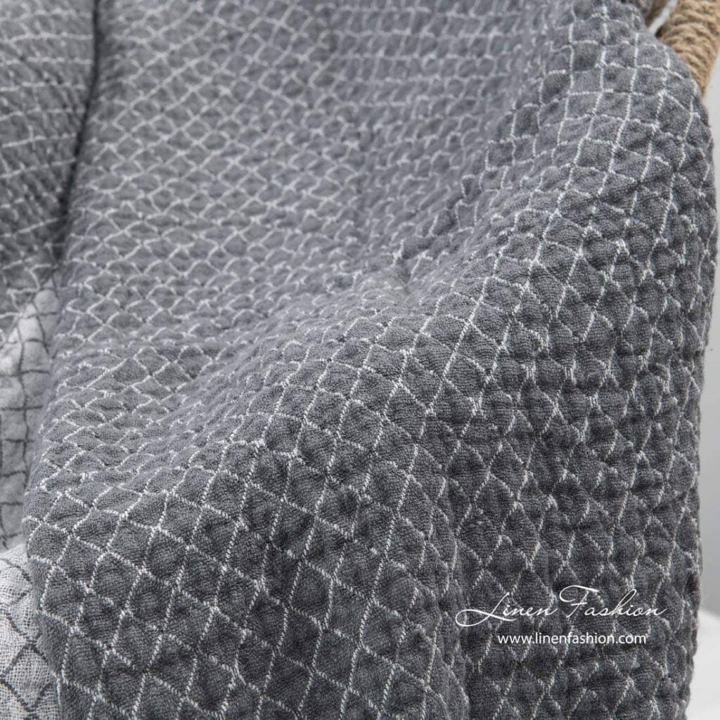 SEINNA Plaid grau 3 SEINNA Plaid grau – Bild 3