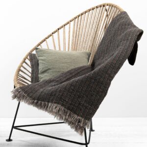 ADA Plaid gestreift 7 Grey blanket ADA.