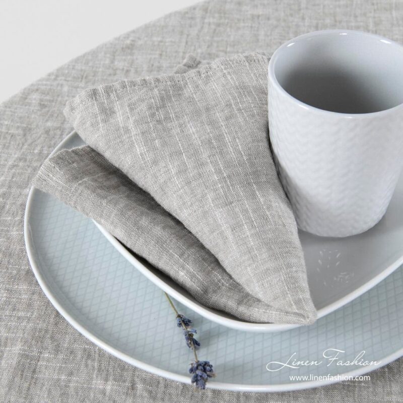 Light grey napkin, astra.