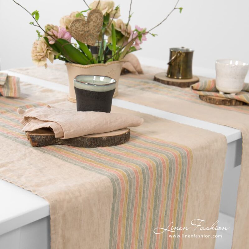 100% linen runner.