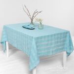 PORTO Serviette himmelblau