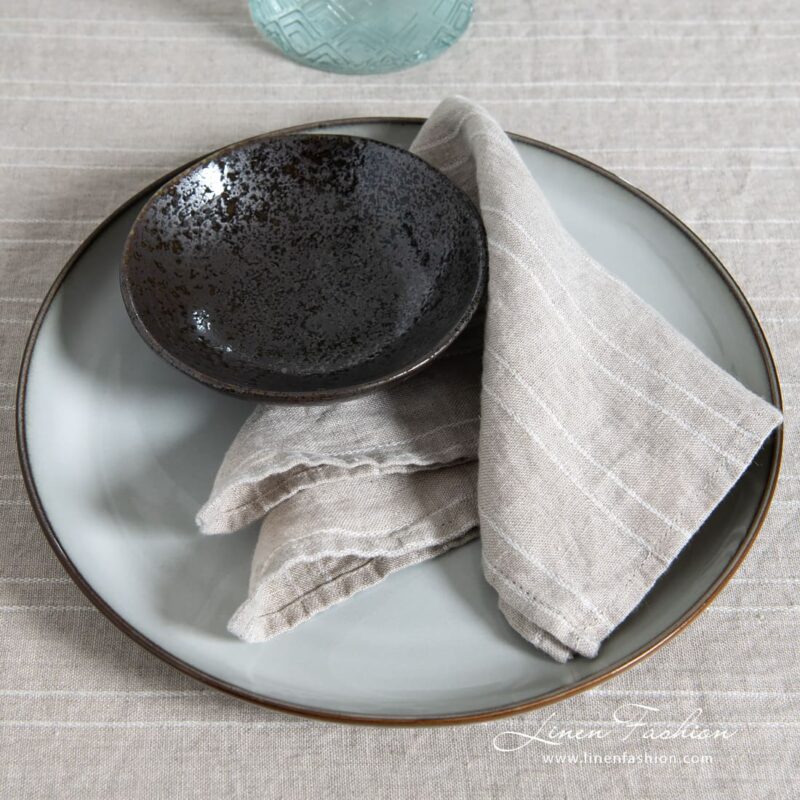 Natural linen color napkin