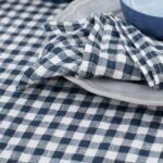 VICHY Tischdecke blau