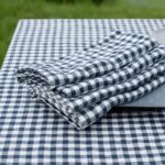 VICHY Serviette blau
