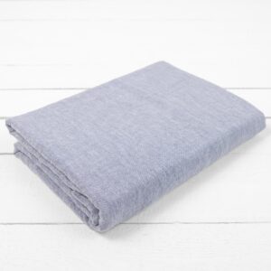 DOVI Bettlaken bläulichgrau 3 grey blue linen flat sheet