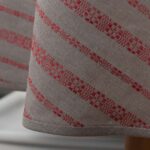 ORNA Tischdecke runde (ovale) rot
