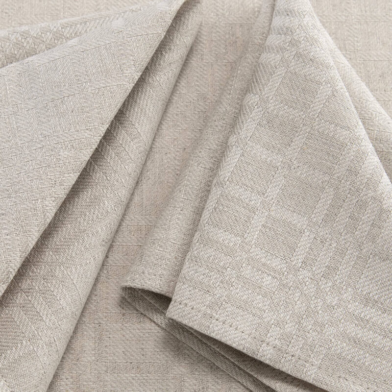 Beige linen cotton napkin, twill