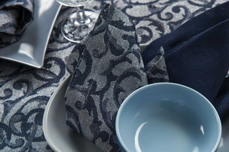 ATLANTA Serviette blau
