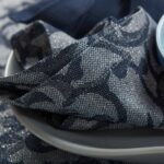 ATLANTA Serviette blau