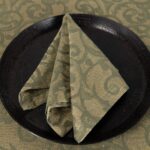 ATLANTA Serviette graugrün