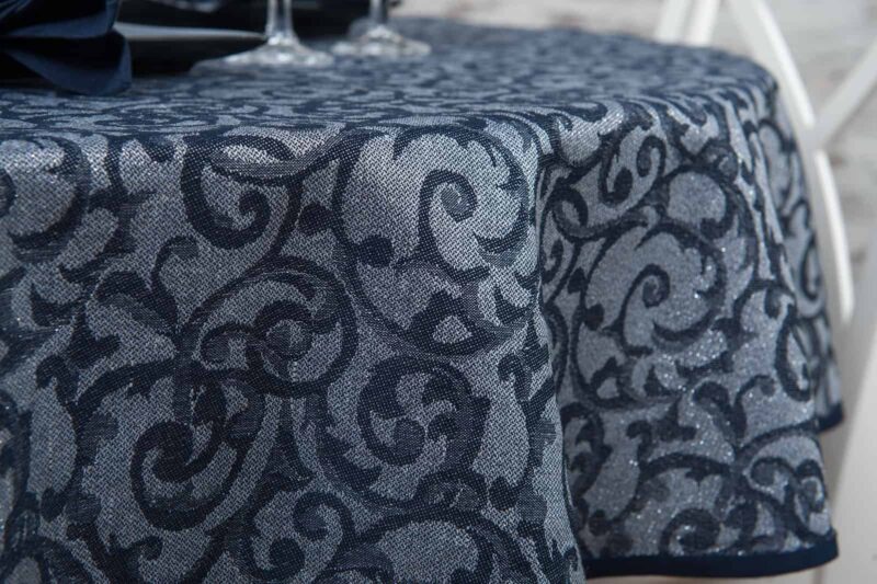 ATLANTA Tischdecke runde (ovale) blaue – Bild 2
