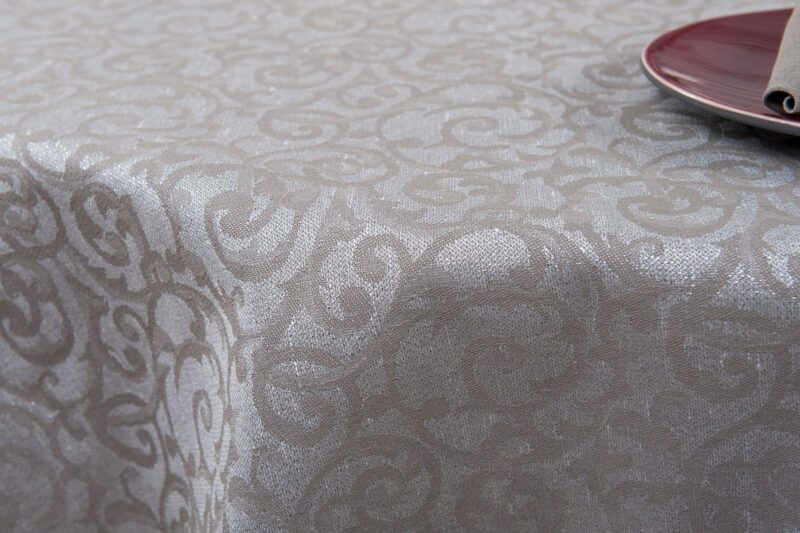 ATLANTA Tischdecke runde (ovale) graue – Bild 3