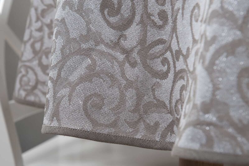 ATLANTA Tischdecke runde (ovale) graue – Bild 2