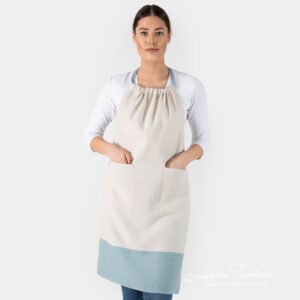 JAVA Schürze beige 11 JAVA linen cotton apron
