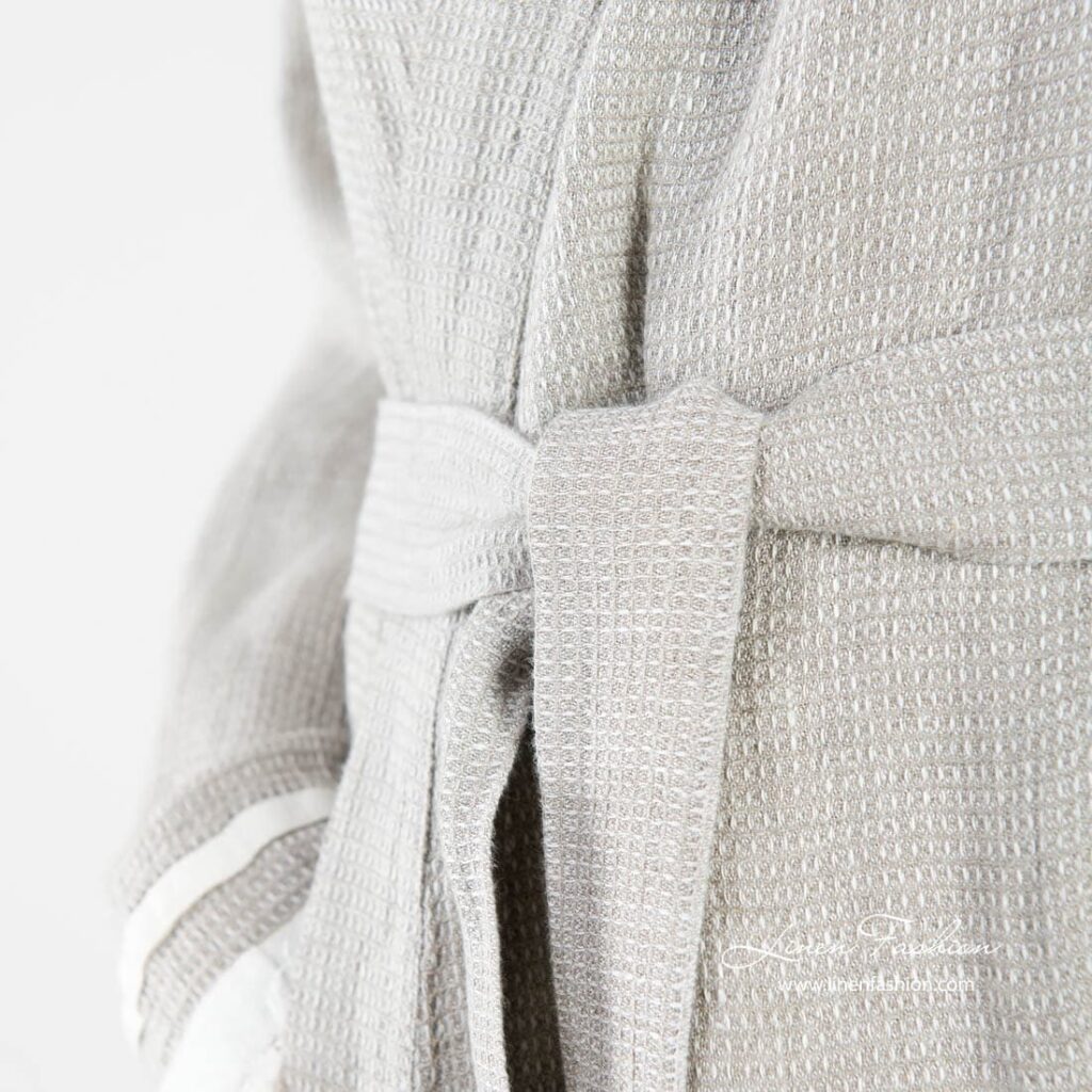MALTA Bademantel grau 4 Grey colored robe for women, malta.