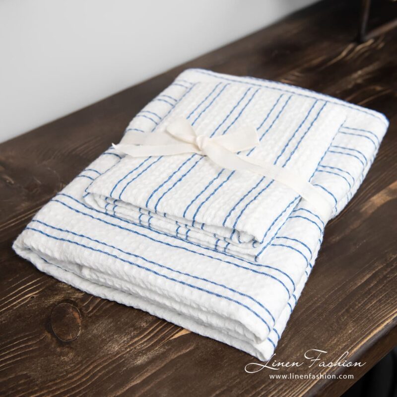 Set of cotton hemp towels