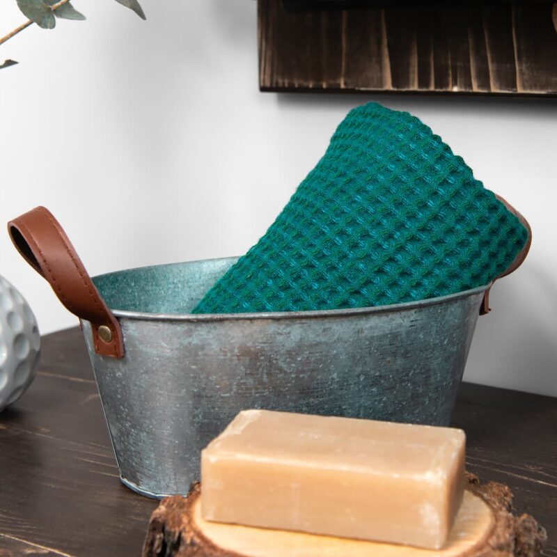 bath linen cotton towel emerald, small towel