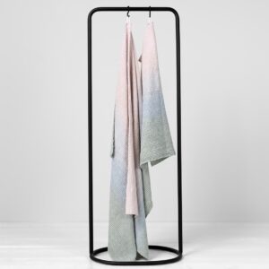 VITO Handtuch rosa-grau 11 Pink grey cotton-hemp bath towel, body towels