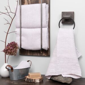 BINGO Handtuch helllila 11 linen cotton light lilac towel