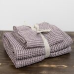 BINGO Handtuch beige-violett