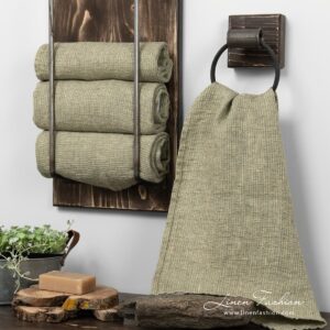 PURO Handtuch gelblich 7 PURO yellowish green towel