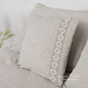 VINGO Rosa Bettwäsche 10 ROJUS white bed linen pillowcase