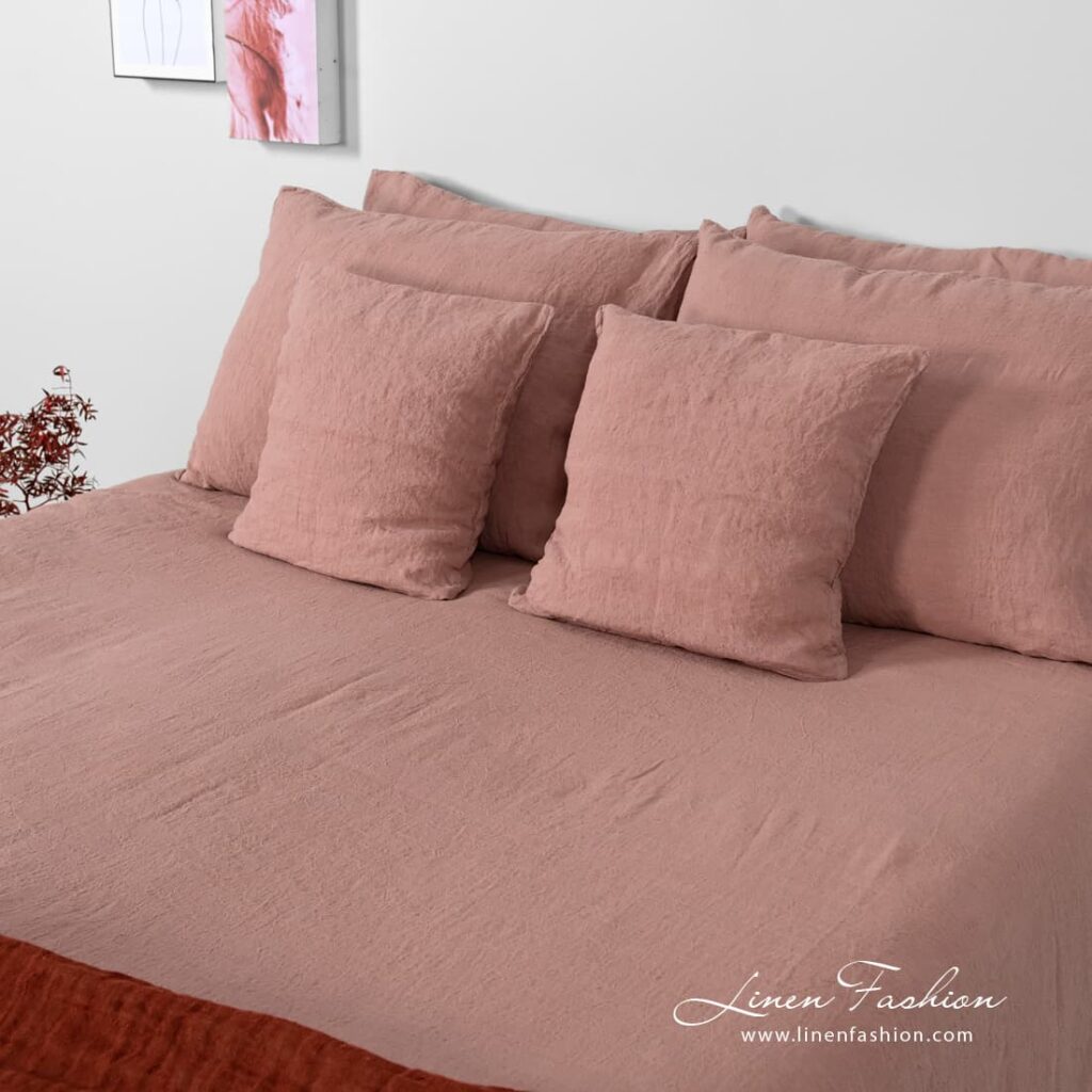 ROSA Rosa Bettwäsche 7 Washed bed linen ROSA, pillow case washed linen.