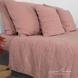 ROSA Rosa Bettwäsche 12 Washed bed linen duvet cover with buttons.