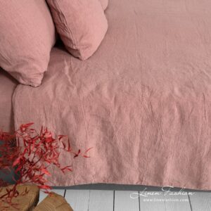 ROSA Rosa Bettwäsche 11 Washed bed linen duvet cover with buttons.