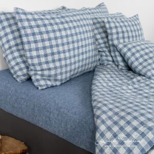 NAUTIC Bettwäsche 18 Blue linen bed set