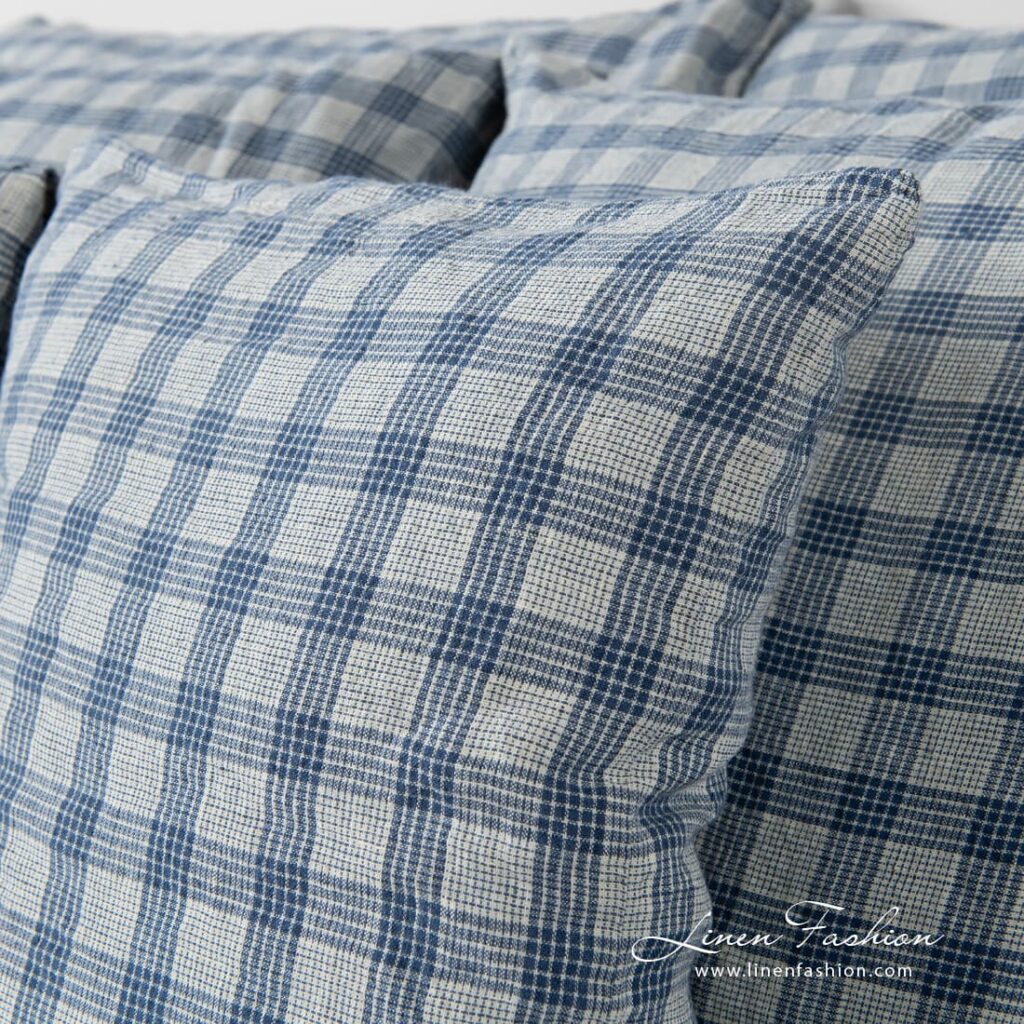 NAUTIC Bettwäsche 7 NAUTIC blue linen pillow case