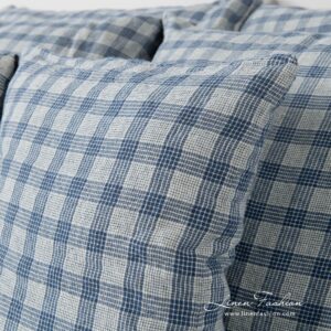 NAUTIC Bettwäsche 17 NAUTIC blue linen pillow case
