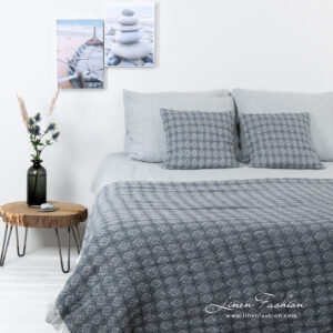 STONA Rosa Bettwäsche 10 linen cotton blue grey bedlinen.