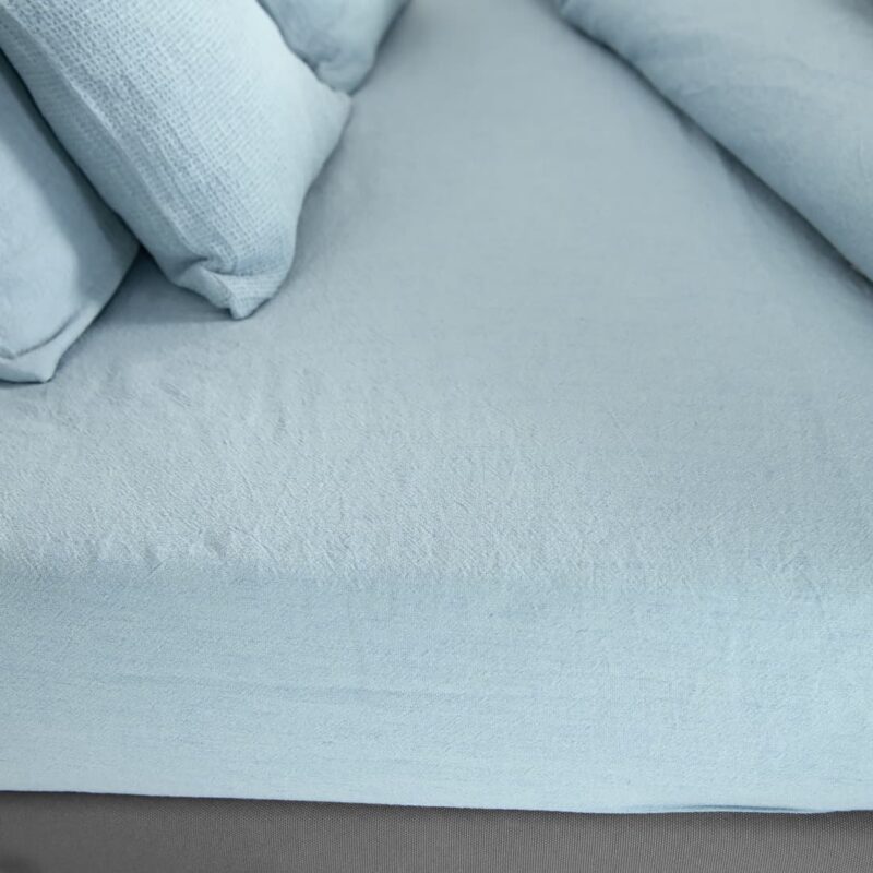 royal light blue sheets, plain