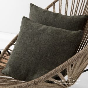 MOSSA Kissenhülle grünlichgrau 8 Green cushion covers Mossa.