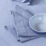 LUNA Serviette blau