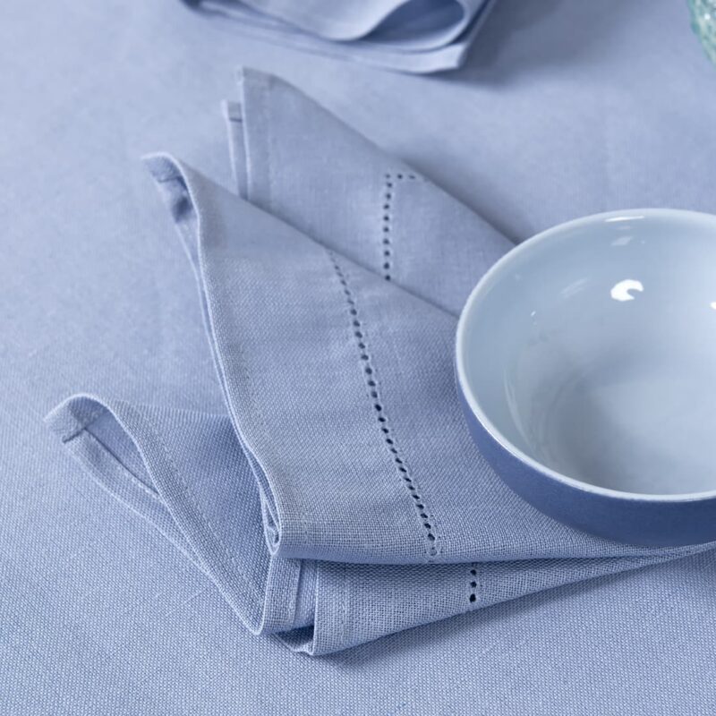 linen cotton light blue napkin, many sizes