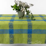 BOTANIC LAIT Tischdecke grün