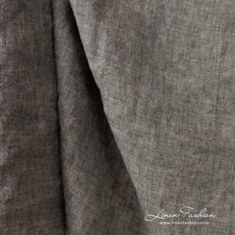 anthracite linen, width 145cm.
