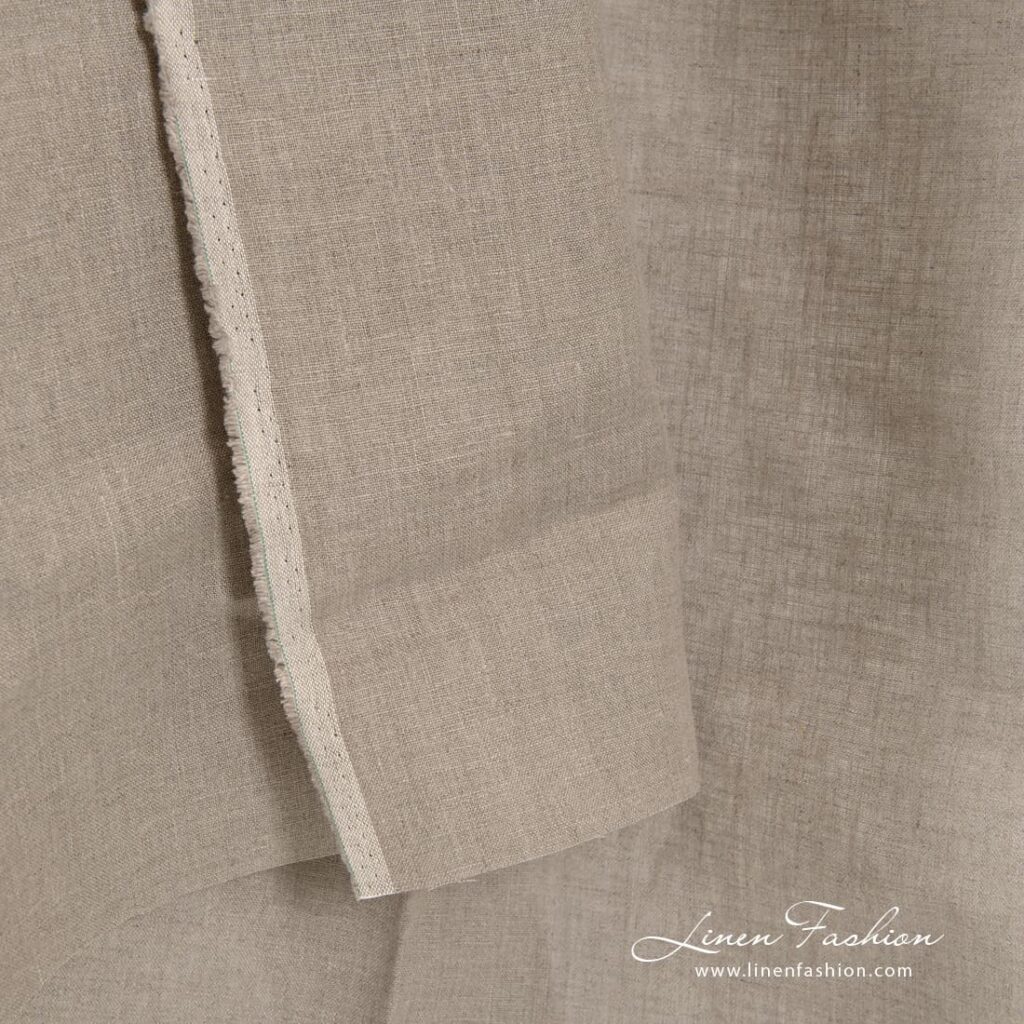 Leinenstoff steingrau (naturgrau) 4 100% linen fabric in natural color