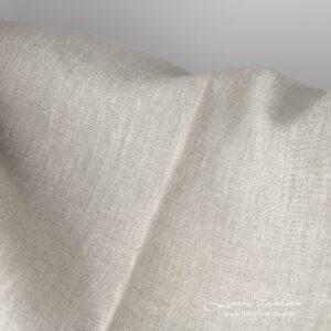 Leinenstoff hellgrau 11 Medium-weight, plainly woven pure linen fabric in light grey