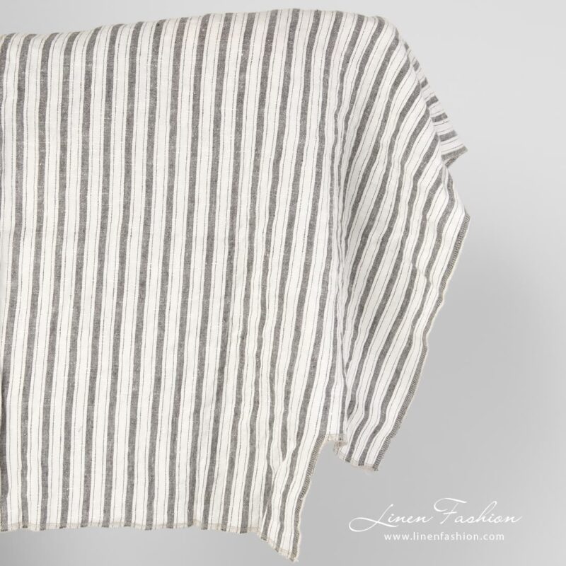 Washed off white linen fabric.