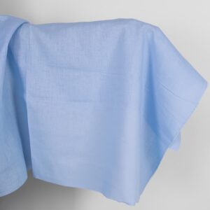 Light blue linen fabric