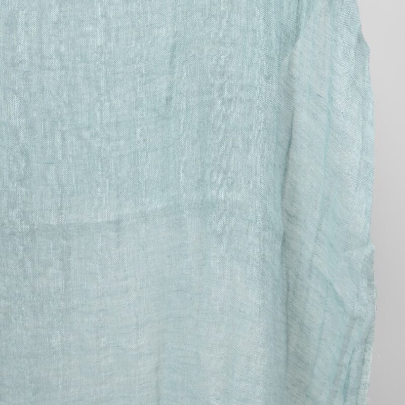 mint linen gauze fabric washed, for curtains, scarfs.