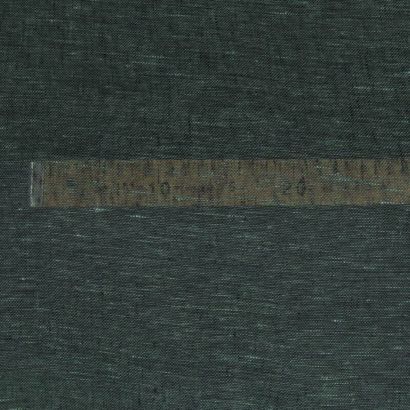 Leinenstoff transparent dunkelgrün – Bild 2